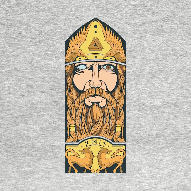 Odin and wolves by TOTEM clothing